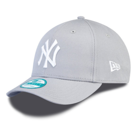 DETSKÁ NEW ERA 9FORTY YOUTH MLB LEAGUE BASIC NEW YORK YANKEES GREY WHITE