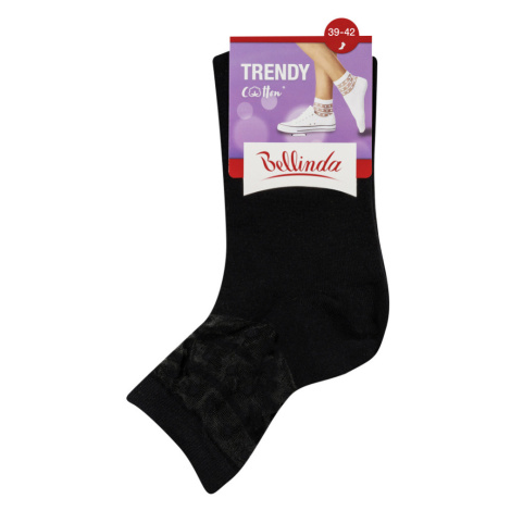 BELLINDA Dámske ponožky trendy 39-42 čierne 1 kus