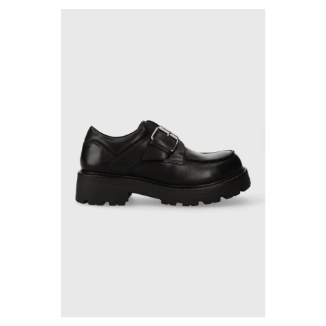 Kožené mokasíny Vagabond Shoemakers COSMO 2.0 dámske, čierna farba, na platforme, 5449.301.20