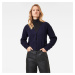 G-STAR Sveter - Cable knit cardi wmn l\s tmavomodrý