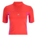 FILA Funkčné tričko 'RIVA'  sivá / ružová / červená