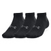 Ponožky UNDER ARMOUR 3 PACK-UA Essential Low Cut-BLK-1365745-001