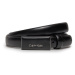 Calvin Klein Dámsky opasok Ck Must Covered Buckle Belt 2.0 K60K611997 Čierna