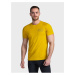 Žlté pánske tričko s potlačou na chrbte Kilpi BANDE