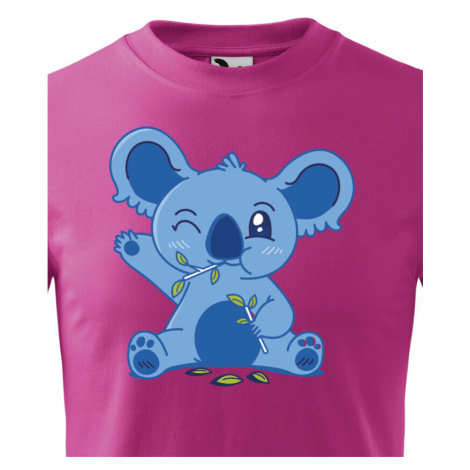 Detské tričko s potlačou Koaly - narodeninový darček pre milovníkov koal