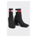 Tommy Hilfiger Flag Boots - čierne Veľkosť: 39