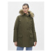 Woolrich Zimné bundy Arctic Raccoon CFWWOU0538FRUT0001 Zelená Regular Fit