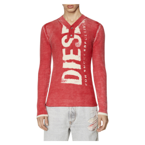 Sveter Diesel K-Atullus Knitwear Červená