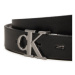 Calvin Klein Jeans Dámsky opasok Mono Pl Rev Lthr Belt K60K612290 Čierna