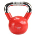 Kettlebell s chromovaným úchopem HMS KTC 10 kg červený