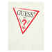 Guess Mikina K4YQ10 KA6R3 Écru Regular Fit