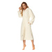 Satin bathrobe 2084 Ecru Ecru