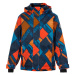 COLOR KIDS-BOYS Ski jacket, AOP, AF 10.000,orange clown fish Oranžová