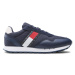 Tommy Jeans Sneakersy Retro Leather Runner EM0EM01081 Tmavomodrá