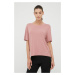Pyžamové tričko Calvin Klein Underwear ružová farba,