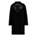 Marella Vlnený kabát 30160998 Čierna Regular Fit
