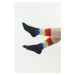 Elegantné ponožky Cube čierno-červené
