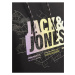 Čierna pánska mikina s kapucňou Jack & Jones Map