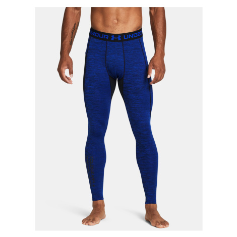 Modré športové legíny Under Armour CG Armour Twist Lgs