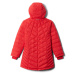 Columbia G HEAVENLY LONG JACKET Dievčenská bunda, červená, veľkosť