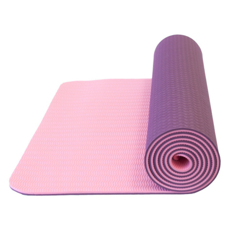 Podložka Yate Yoga Mat dvojvrstvová TPE Farba: tmavě fialová/ružová