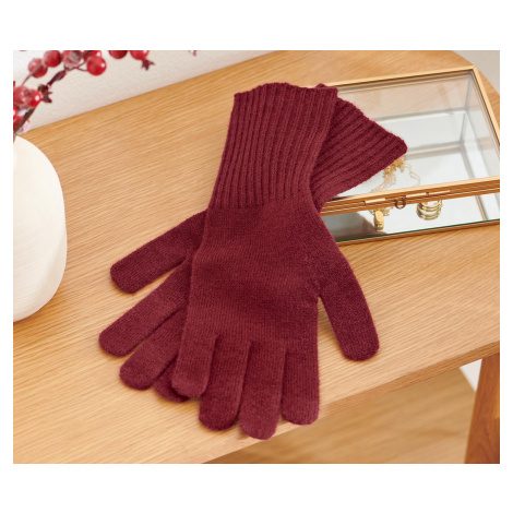 Pletené rukavice s vlnou Tchibo