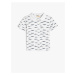 Koton Polo Neck T-Shirt Short Sleeve Printed Cotton