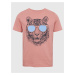 Ružové chlapčenské tričko tiger GAP