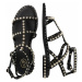 ASH Remienkové sandále 'Precious Combo : A'  čierna / zlatá
