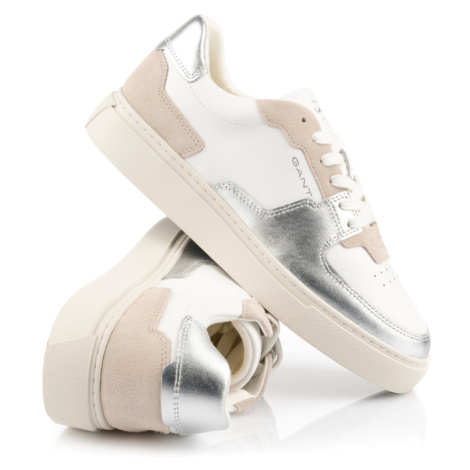 TENISKY GANT JULICE WHITE/SILVER/BEIGE