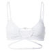 Calvin Klein Swimwear Bikinový top  biela