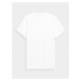Pánske tričko 4F H4L22-TSM048 biele Bílá