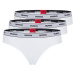 Dámská tanga Thong Stripe 3 pack bílá model 17607482 - Hugo Boss