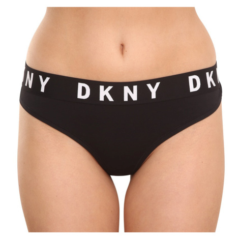 Dámske tangá DKNY čierne (DK4529 Y3T)