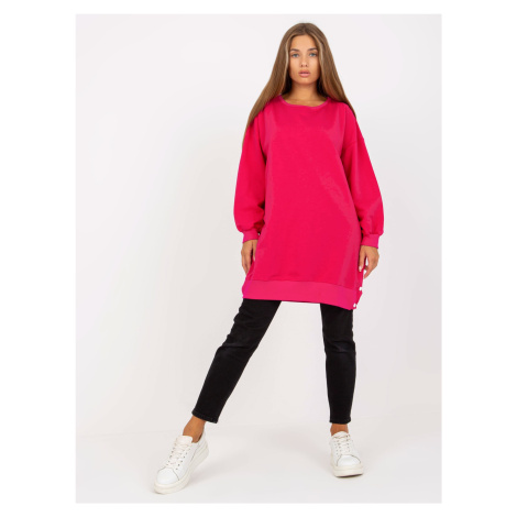 Basic fuchsia basic tunic in cotton RUE PARIS