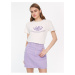 Light Purple Denim Mini Skirt Trendyol - Women