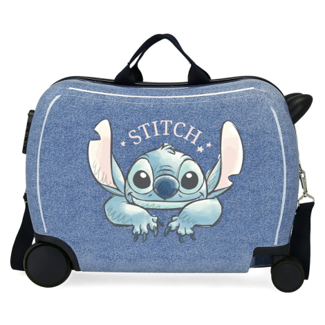 Disney Detský kufor na kolieskach - odrážadlo - Lilo & Stitch - 34L
