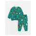 LC Waikiki Crew Neck Baby Boy Sweatshirt and Tracksuit Bottom 2-pack