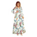 Women's maxi dress with ruffle Numoco