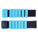 Sportago Fity Groove silikónové závažie na členky 2x0,5 kg, modré