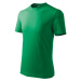 Malfini Basic Detské tričko 138 stredne zelená