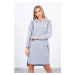 Dress with inscription unlimited gray