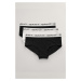 SPODNÁ BIELIZEŇ GANT HIPSTER BRIEFS 3-PACK BLACK / WHITE