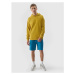 Pánska mikina s kapucňou 4F SWEATSHIRT-4FWSS24TSWSM0948-71S-YELLOW