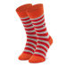 Tommy Hilfiger Súprava 2 párov vysokých detských ponožiek 100000816 Oranžová