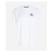 Tričko Karl Lagerfeld Ikonik 2.0 Oversize T-Shirt Biela