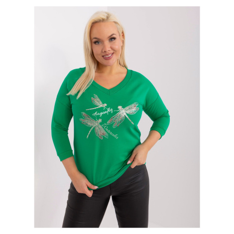 Green Everyday Plus Size With Print