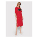 Armani Exchange Každodenné šaty 3LYA76 YJ3RZ 14AC Červená Regular Fit