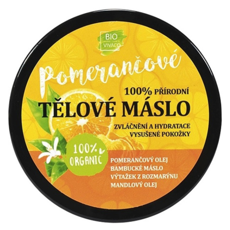 VIVACO POMARANČOVÉ Telové maslo 100% prírodné 150ml - VIVACO