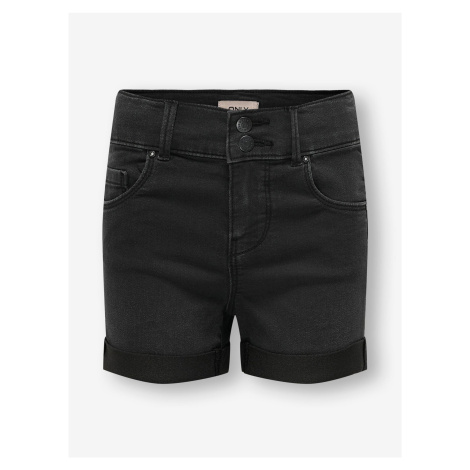 Black girls' denim shorts ONLY Carmen - Girls